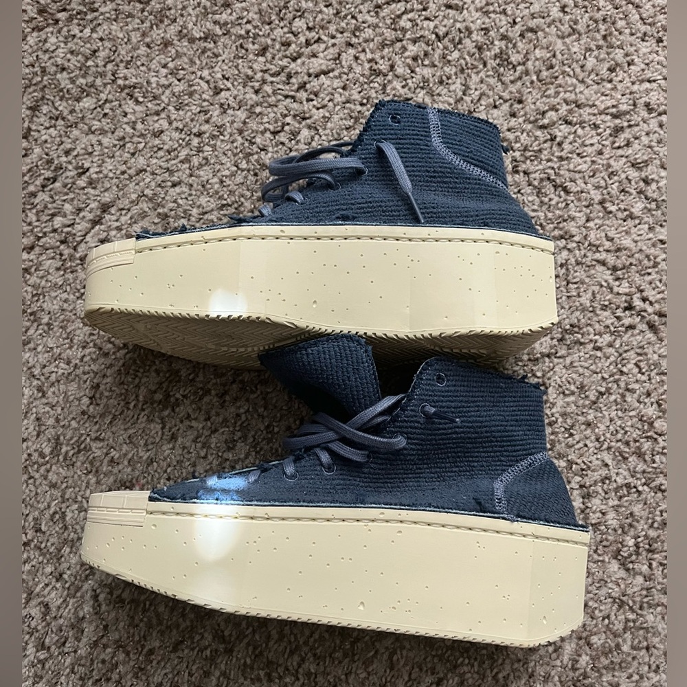 ADIDAS Y-3 KYASU HI HIGH-TOP SNEAKERS Size 10